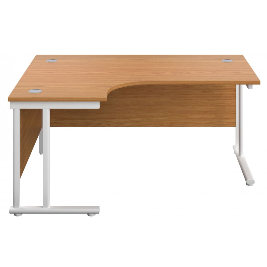 Olton Twin Cantilever Corner Office Desk